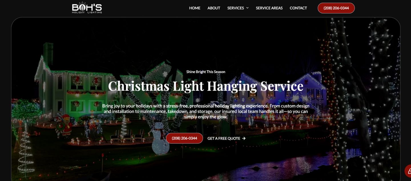 Boh’s Holiday Lighting